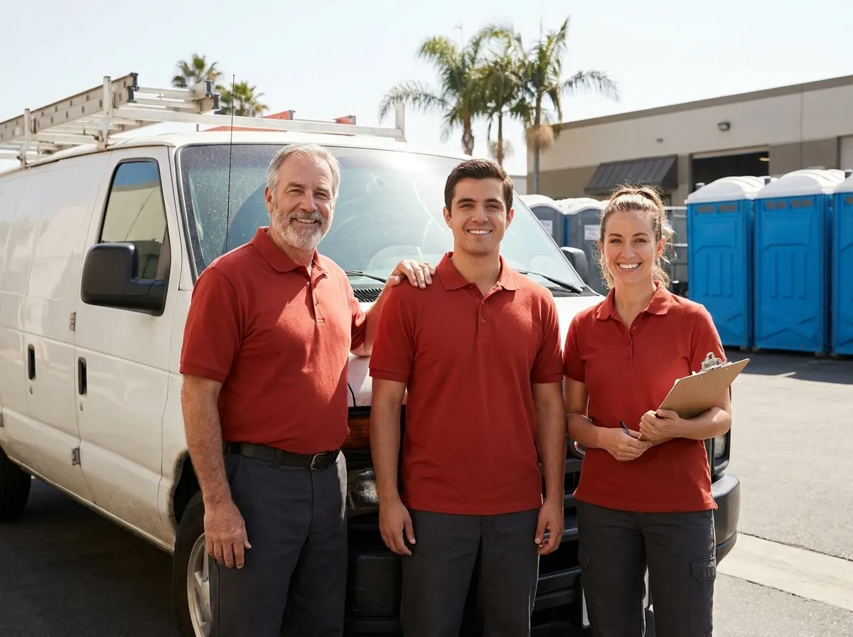 Karnova Porta Potty Services portable toilet rentals team in El Segundo, CA