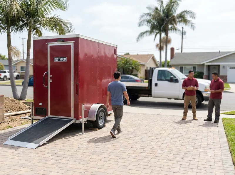 Towable Trailer-Mounted Restroom Units in El Segundo, CA